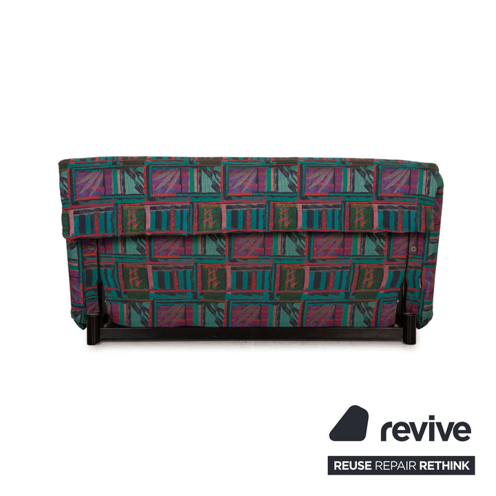 ligne roset Canapé en tissu Multy turquoise fonction canapé 3 places fonction couchage