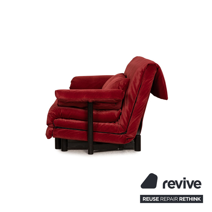 ligne roset Canapé en tissu Multy bordeaux fonction canapé 3 places fonction couchage