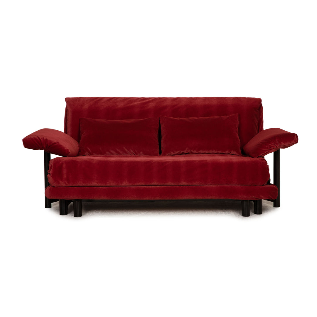 ligne roset Canapé en tissu Multy bordeaux fonction canapé 3 places fonction couchage
