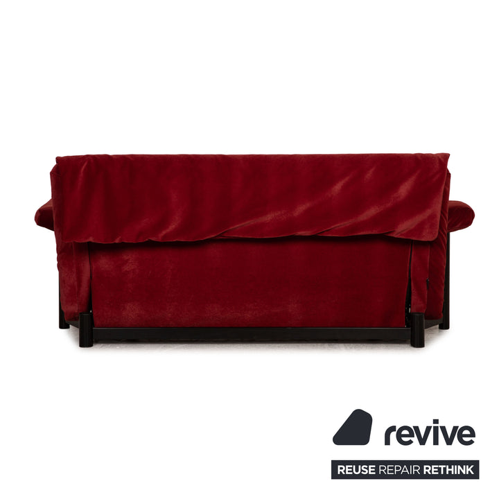 ligne roset Canapé en tissu Multy bordeaux fonction canapé 3 places fonction couchage