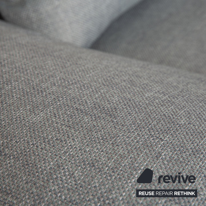 ligne roset Multy fabric (VERANO 681) three-seater sofa grey blue-grey manual function sleeping function sofa couch including armrests and cushions