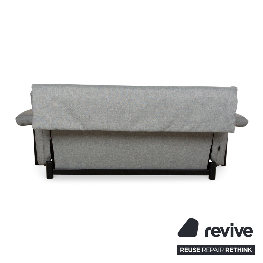ligne roset Multy fabric (VERANO 681) three-seater sofa grey blue-grey manual function sleeping function sofa couch including armrests and cushions