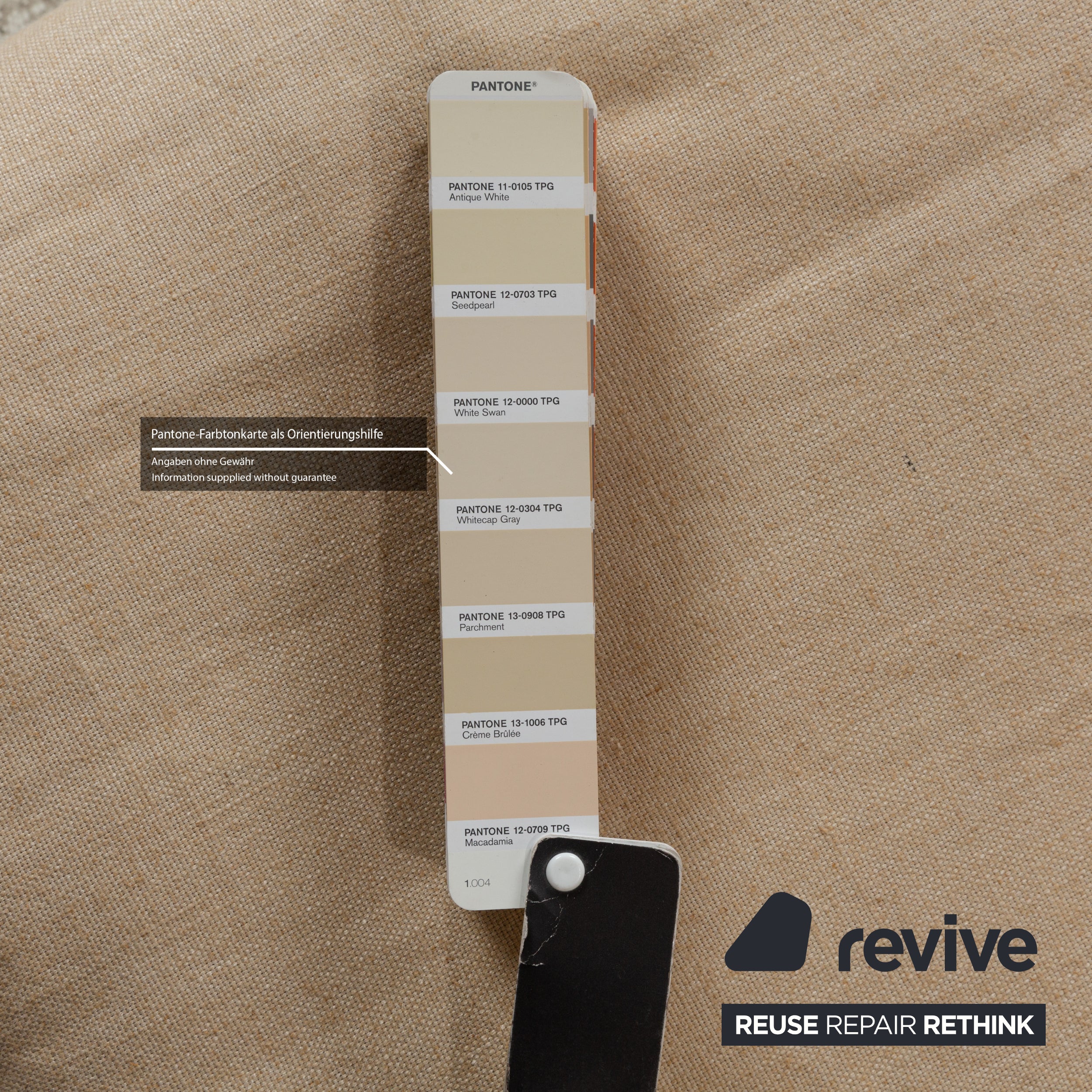 Canapé-lit 2 places en tissu Ligne Roset Multy Beige à fonction manuelle, housse neuve