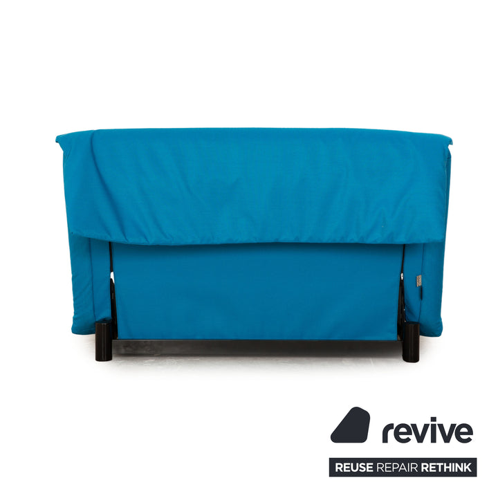 ligne roset Multy Stoff Zweisitzer Blau Schlafsofa Neubeuzug