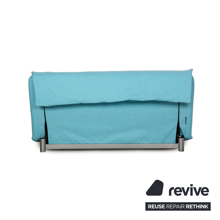 ligne roset Multy fabric three-seater blue sofa couch sleeping function new cover