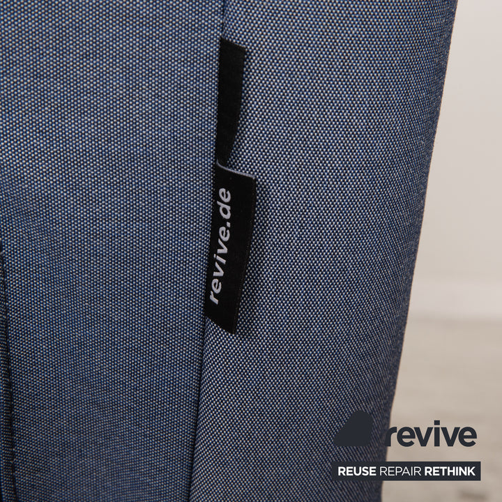 ligne roset Multy stof driezitsbank blauw bank bankstel slaapbank nieuwe bekleding