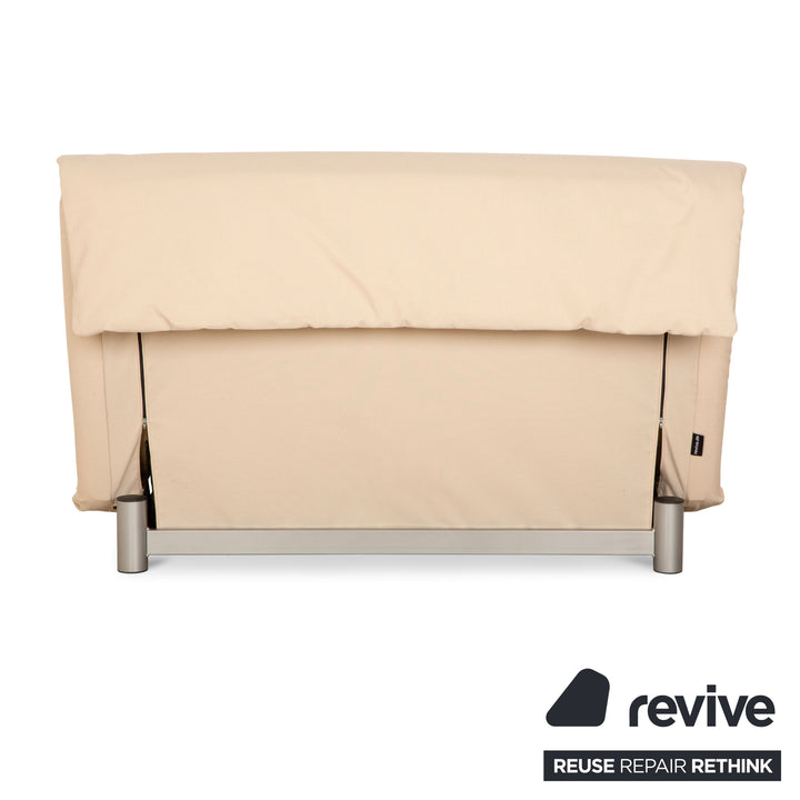 Ligne Roset Multy Stoff Zweisitzer Creme Beige Schlafsofa Couch Neubezug