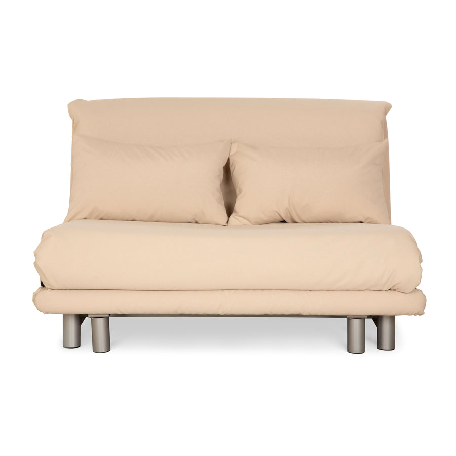 Ligne Roset Multy Stoff Zweisitzer Creme Beige Schlafsofa Couch Neubezug