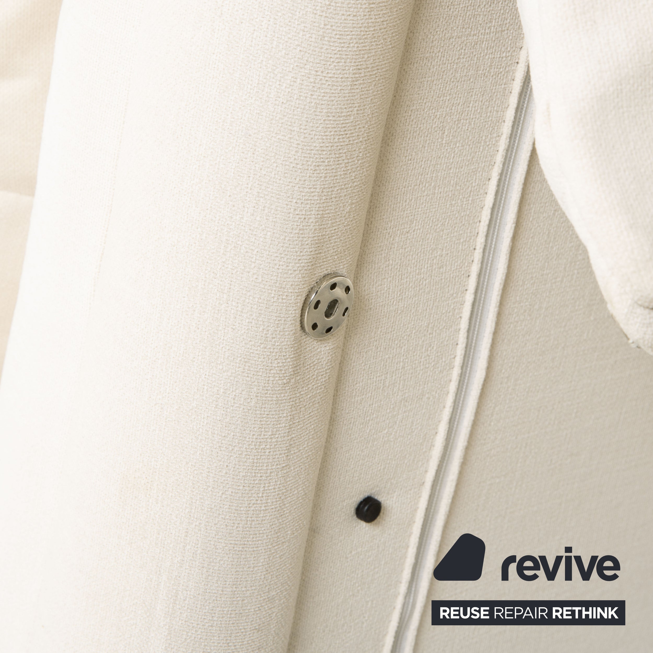 Ligne Roset Multy Stoff Zweisitzer Creme Schlaffunktion Neubezug MALOU 106