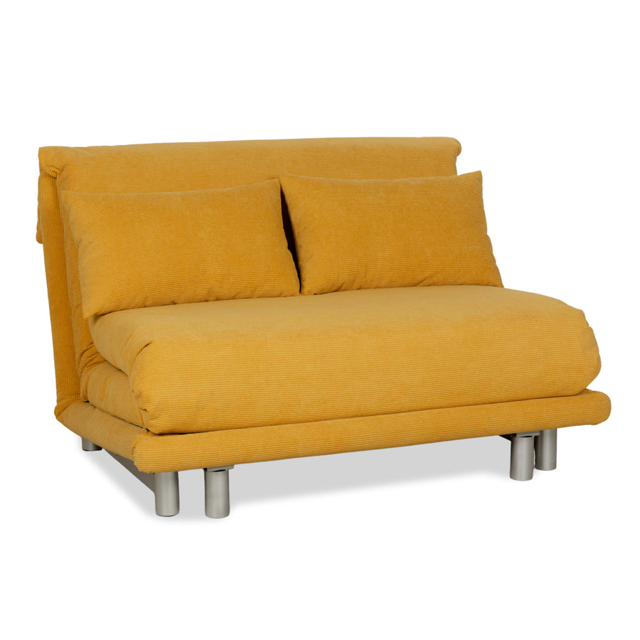 Ligne Roset Multy Stoff Zweisitzer Gelb Schlafsofa Couch Neubezug