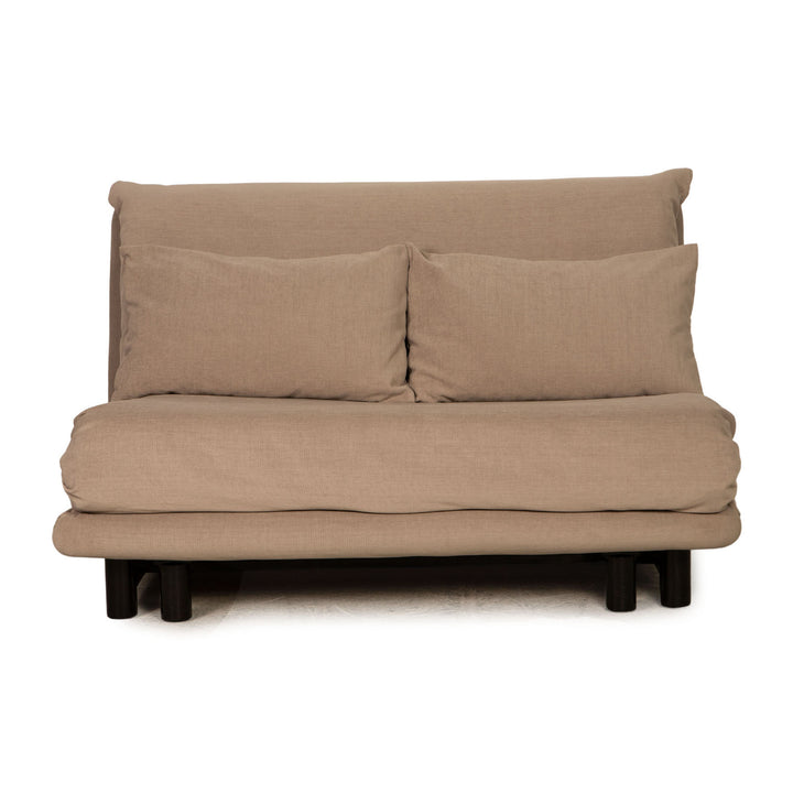Ligne Roset Multy Fabric Two Seater Gray Beige Malou 174 Reupholstered
