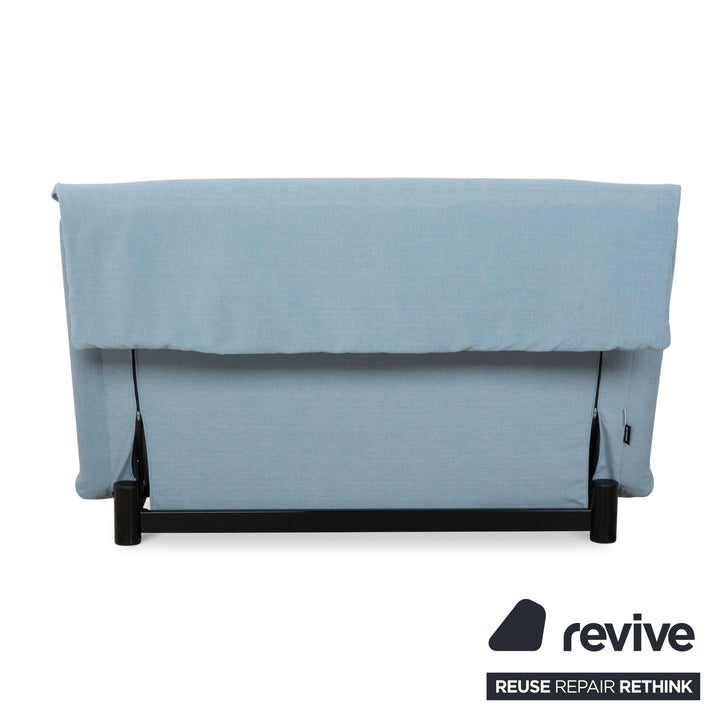 Ligne Roset Multy Fabric Two Seater Grey Blue Manual Function Sofa Couch Sofa Bed