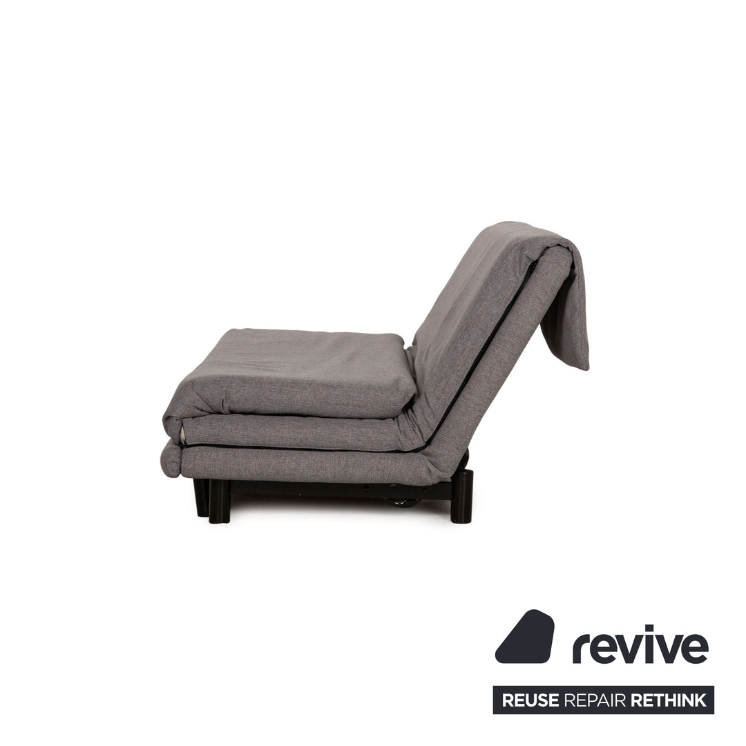 ligne roset Multy Stoff Dreisitzer Grau Sofa Couch Schlafsofa Neubezug