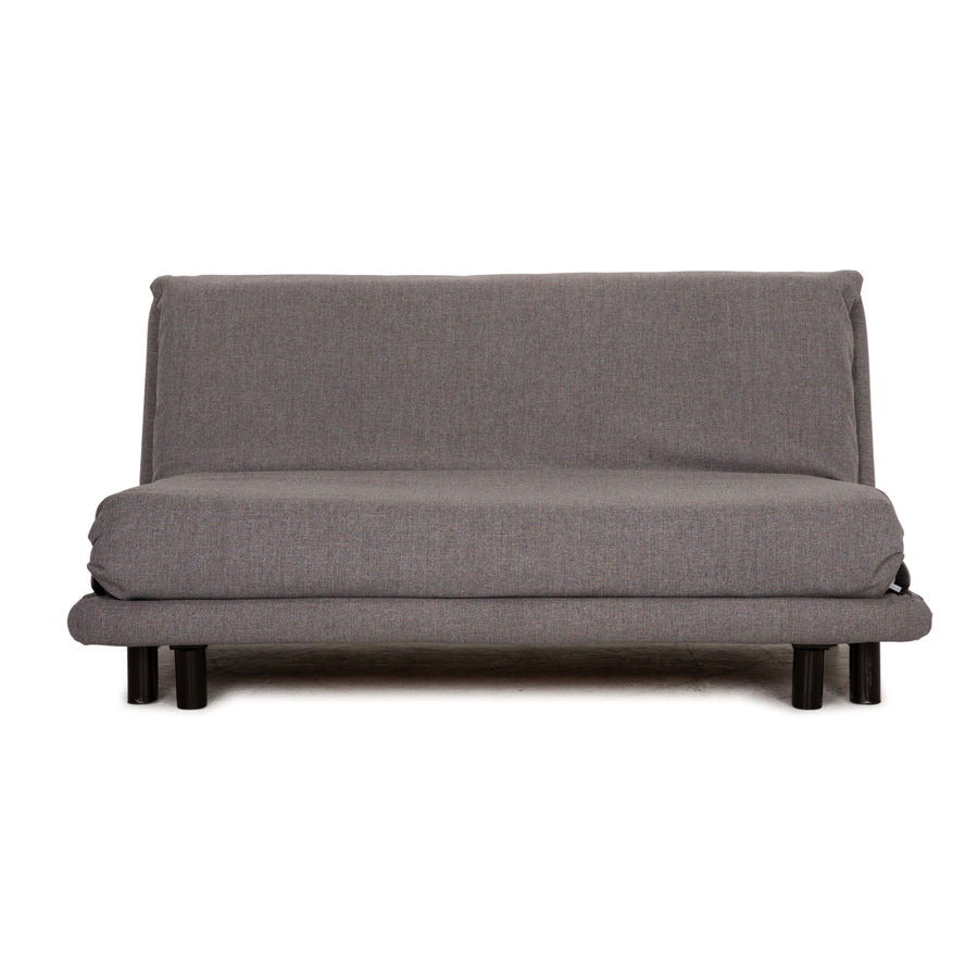 ligne roset Multy Stoff Dreisitzer Grau Sofa Couch Schlafsofa Neubezug