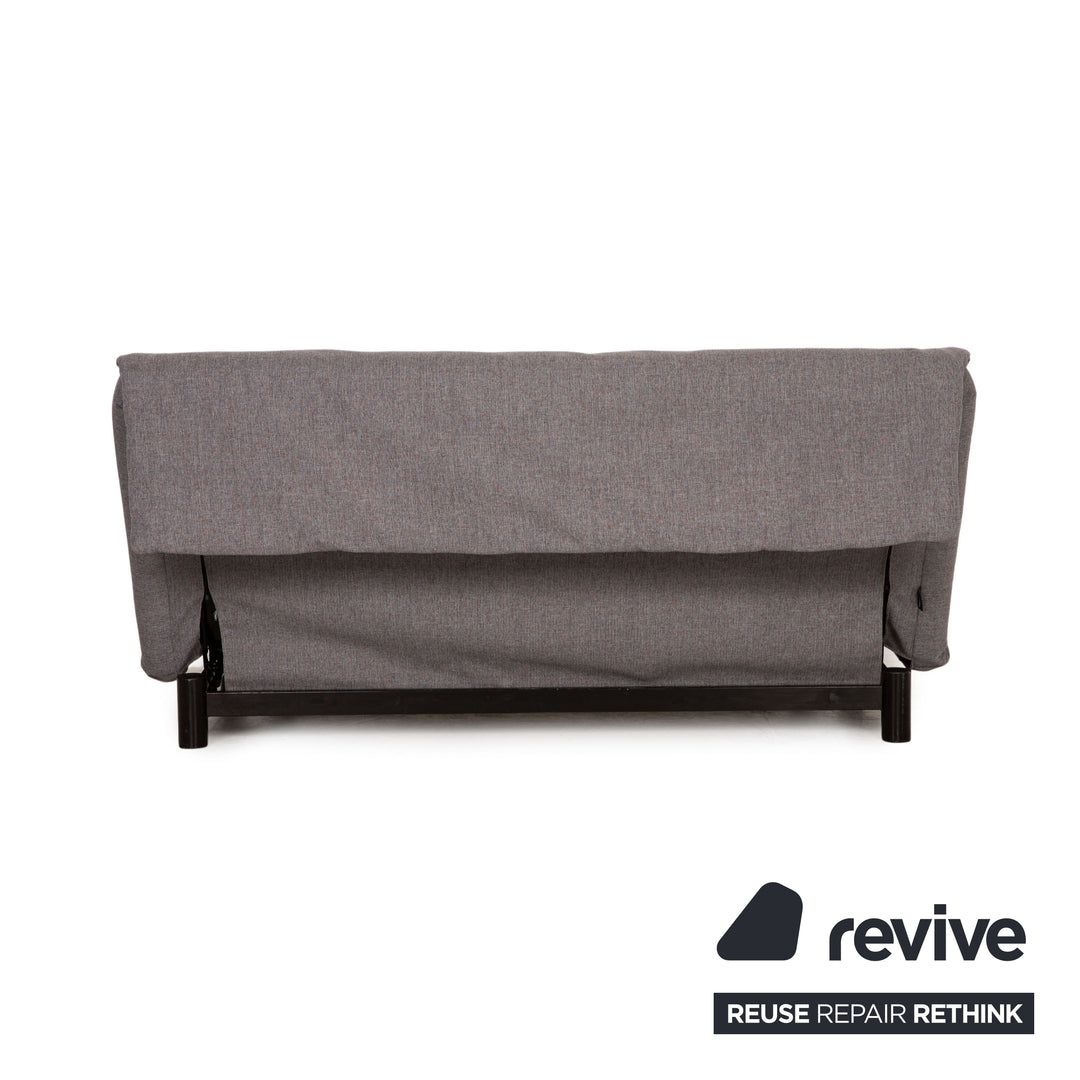ligne roset Multy Stoff Dreisitzer Grau Sofa Couch Schlafsofa Neubezug