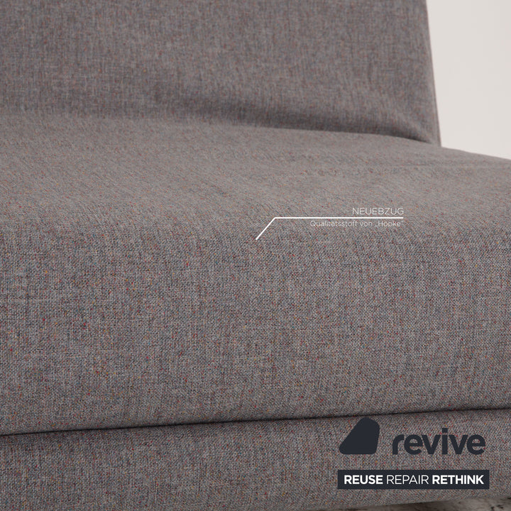 ligne roset Multy Stoff Dreisitzer Grau Sofa Couch Schlafsofa Neubezug