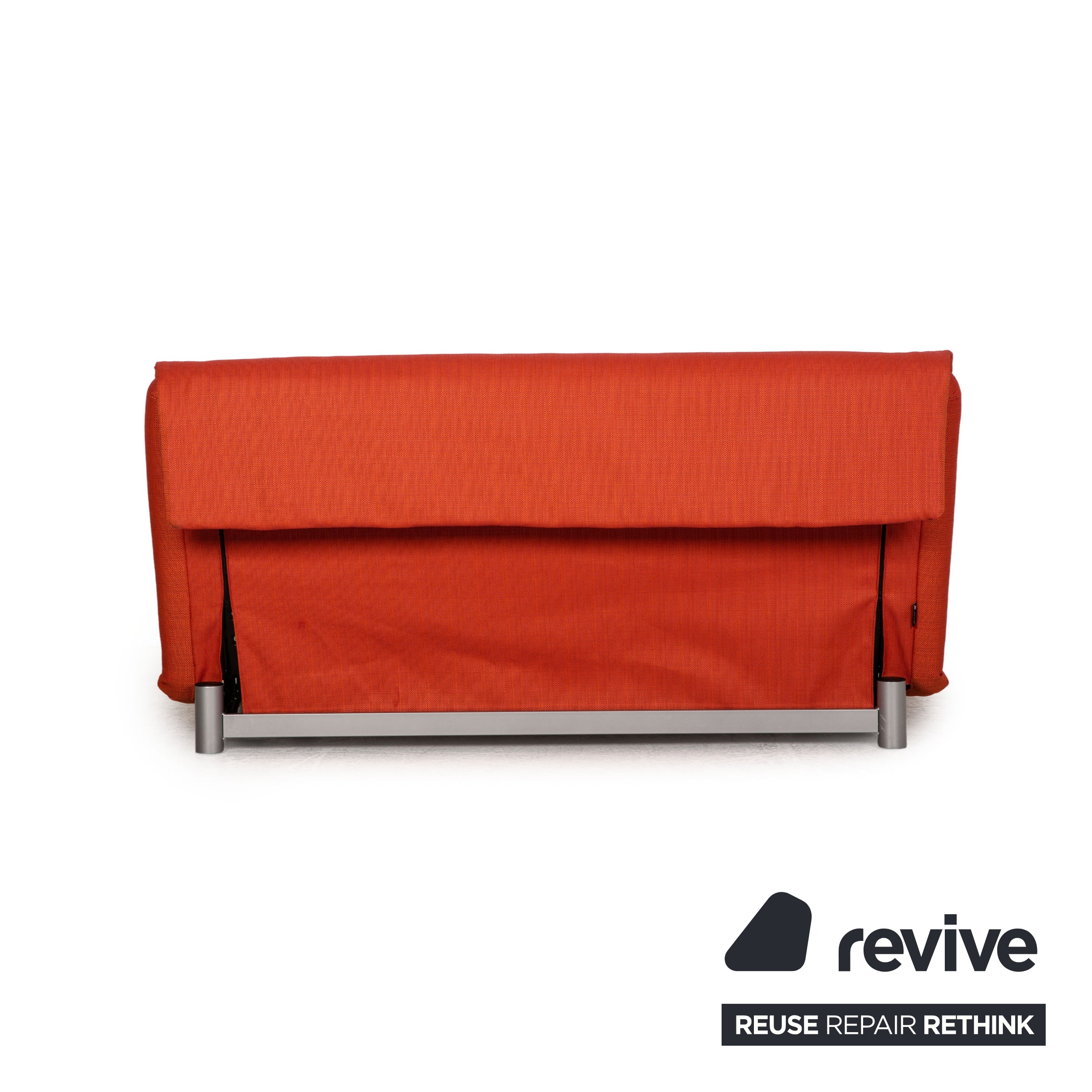 ligne roset Multy Stoff Dreisitzer Orange Sofa Couch Schlaffunktion Neubezug