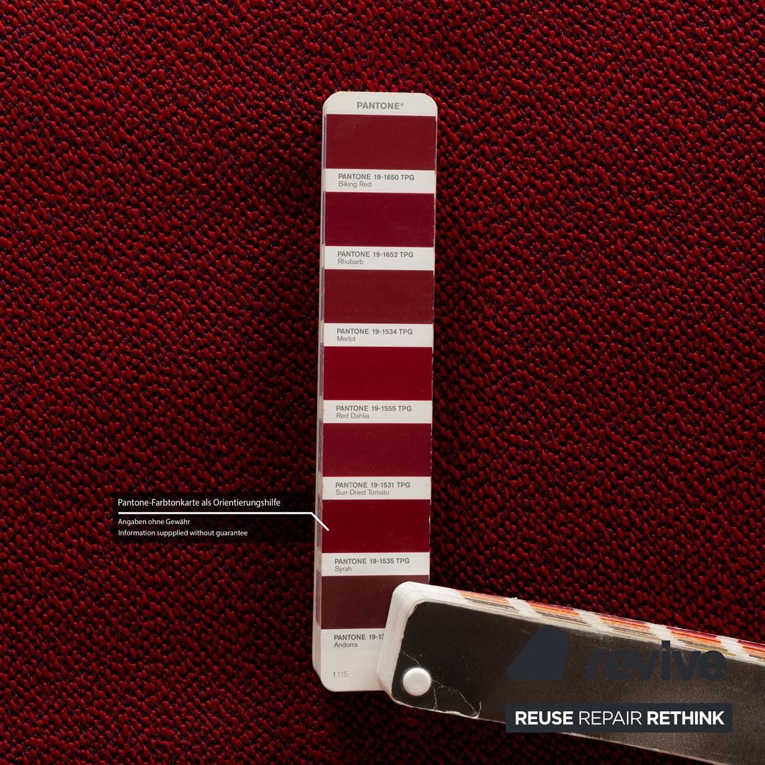 Ligne Roset Multy tissu deux places rouge orange fonction couchage nouvelle housse