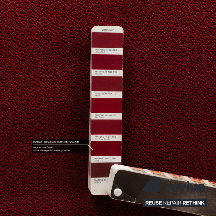 Ligne Roset Multy fabric two-seater red orange sleeping function new cover