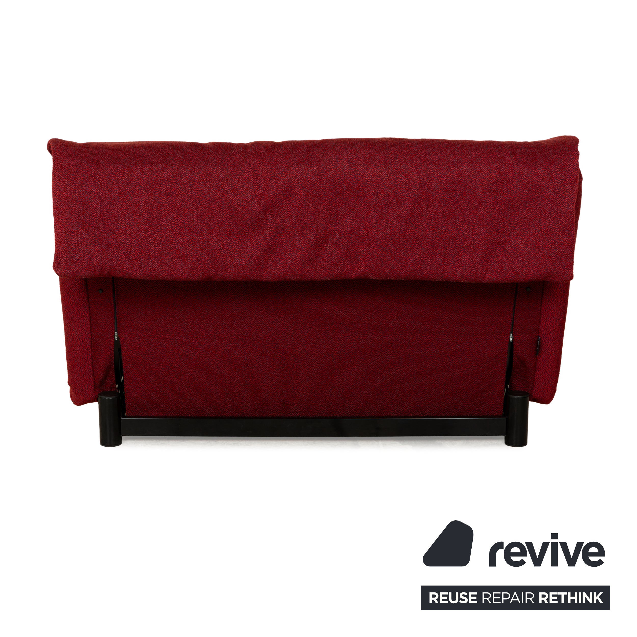 Ligne Roset Multy Stoff Zweisitzer Rot Orange Schlaffunktion Neubezug