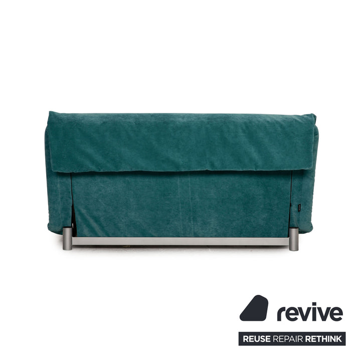 ligne roset Multy Stoff Dreisitzer Türkis Sofa Couch Schlaffunktion