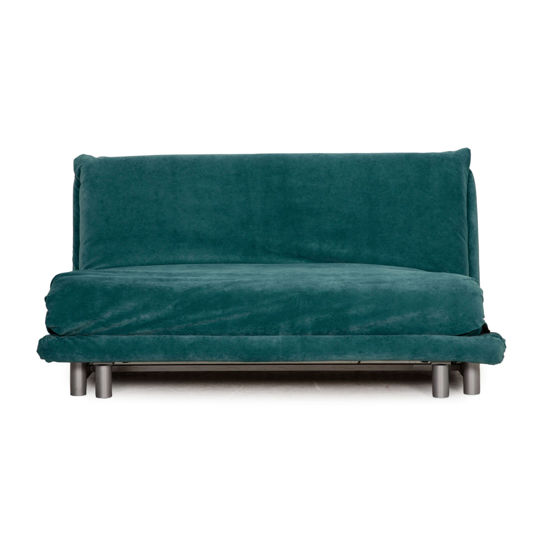 ligne roset Multy Stoff Dreisitzer Türkis Sofa Couch Schlaffunktion