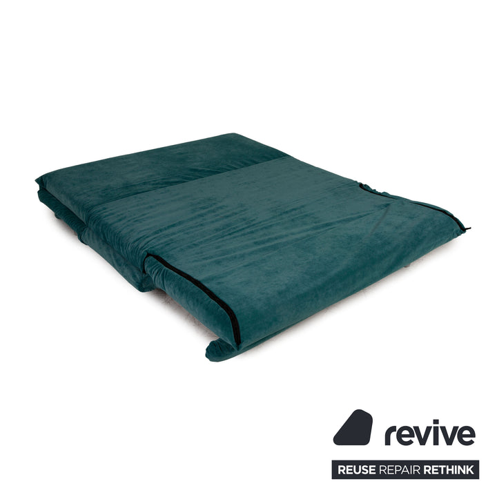 ligne roset Multy Stoff Dreisitzer Türkis Sofa Couch Schlaffunktion