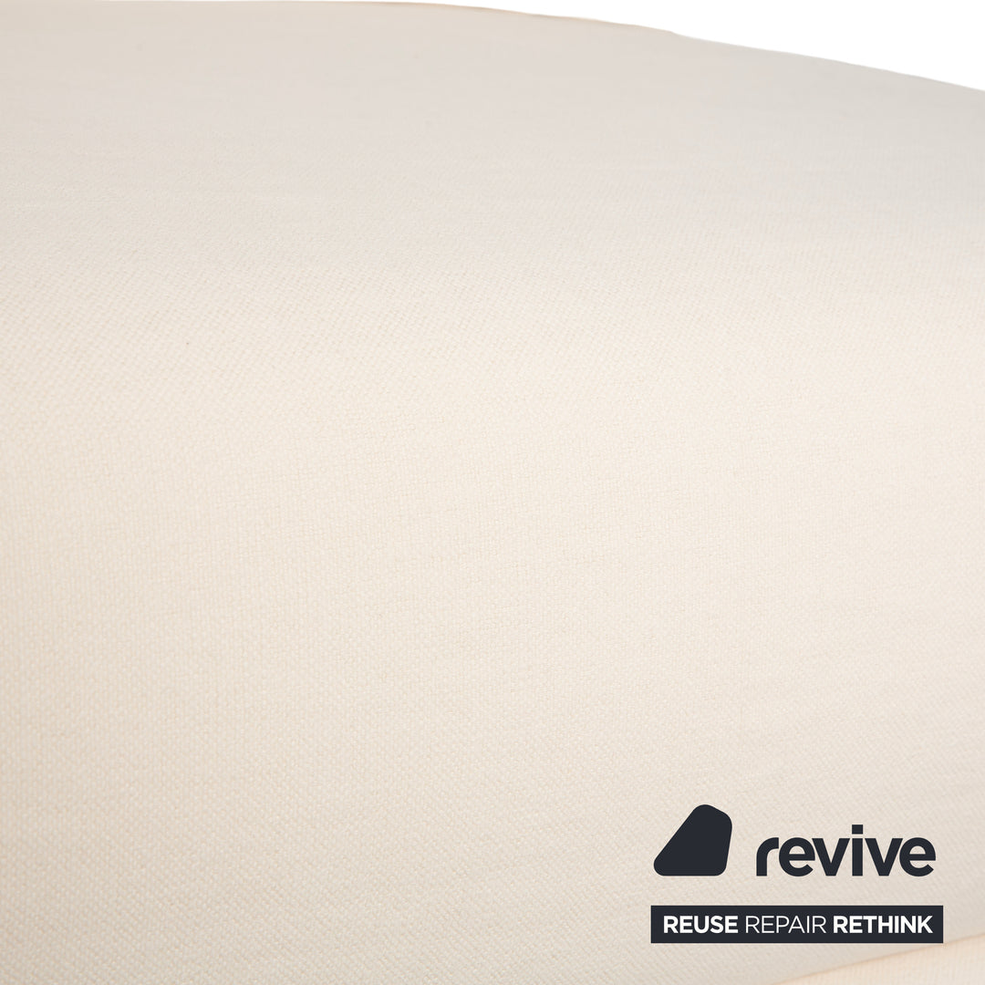 Ligne Roset Multy Zweisitzer Beige Creme manuelle Schlaffunktion Sofa Couch Neubezug