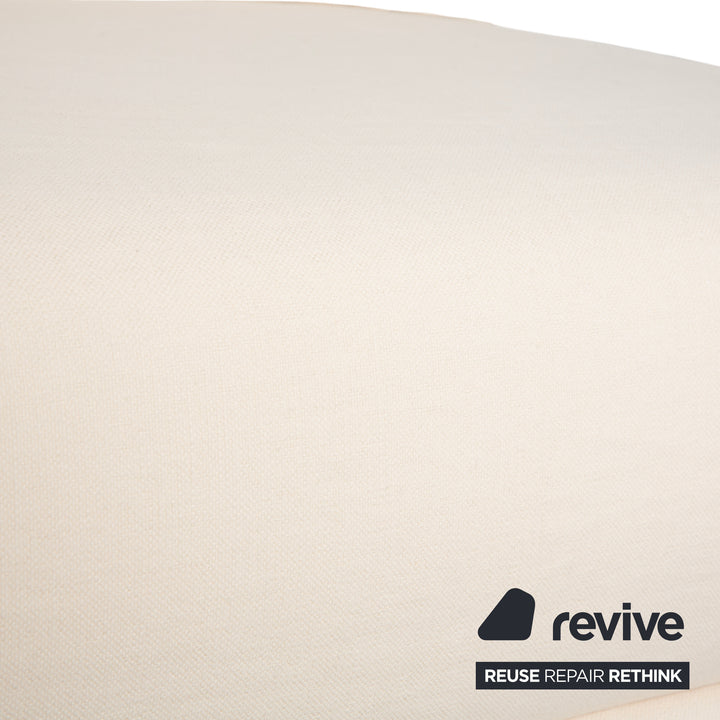 Ligne Roset Multy Two-Seater Beige Cream Manual Sleeping Function Sofa Couch Reupholstery