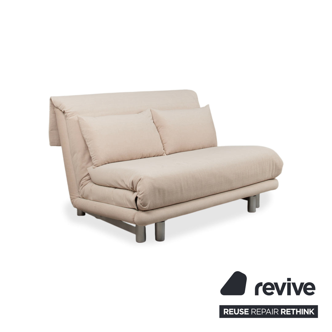 Ligne Roset Multy Zweisitzer Grau Creme MALOU 130