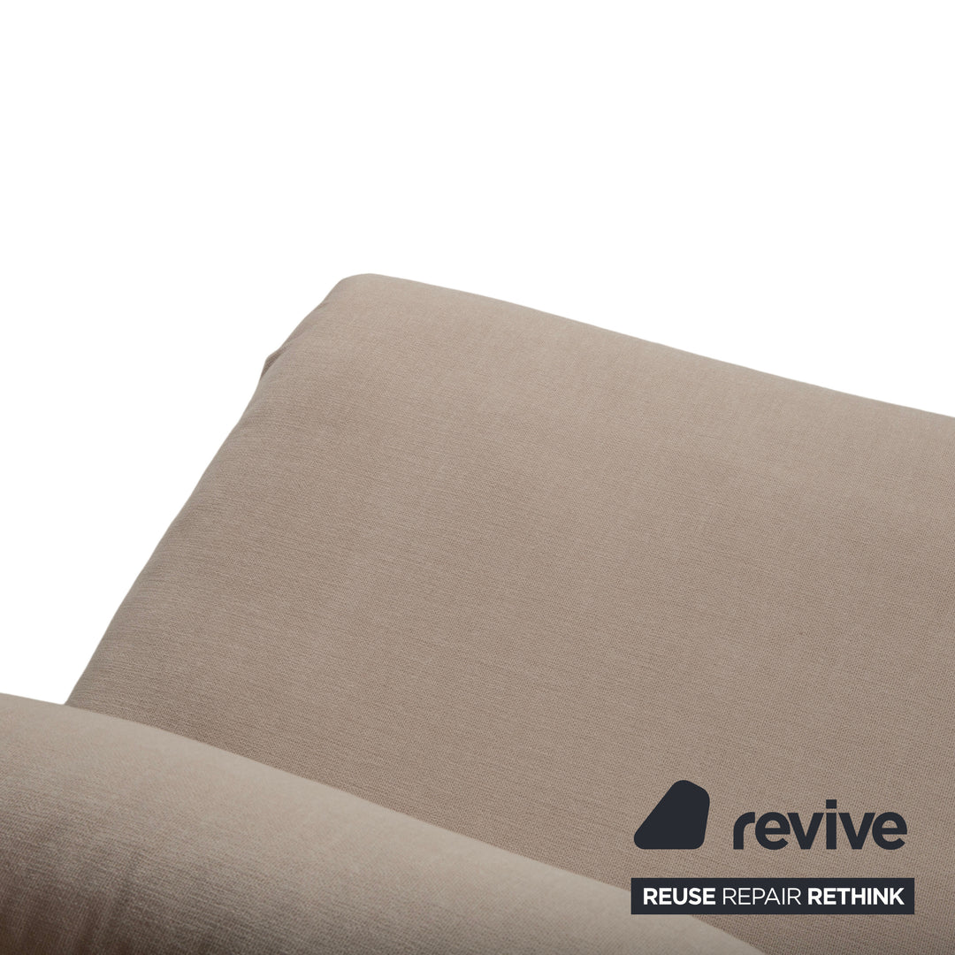 Ligne Roset Multy Zweisitzer Grau Creme MALOU 130