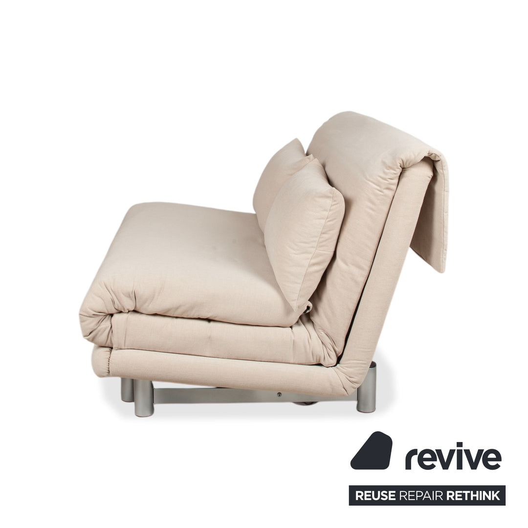 Ligne Roset Multy Zweisitzer Grau Creme MALOU 130