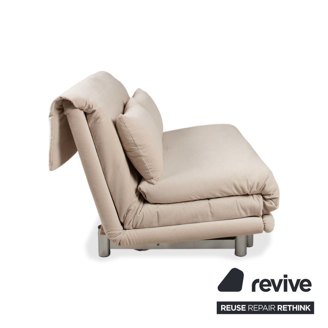 Ligne Roset Multy Zweisitzer Grau Creme MALOU 130