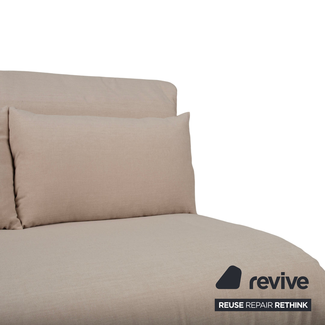 Ligne Roset Multy Zweisitzer Grau Creme MALOU 130