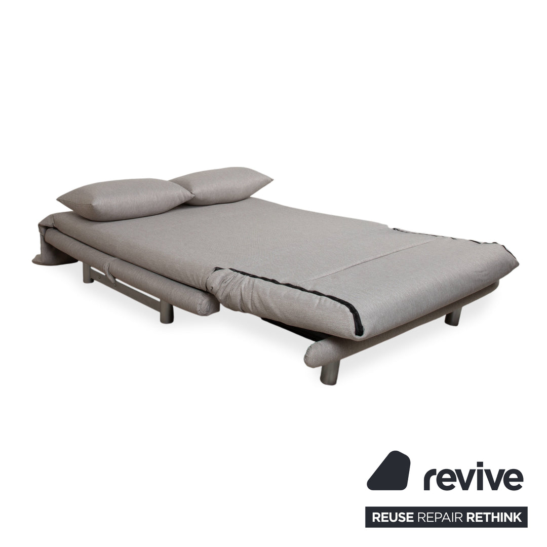 Ligne Roset Multy Zweisitzer Stoff Grau Neubezug VORANO 602 Schlaffunktion manuelle Funktion