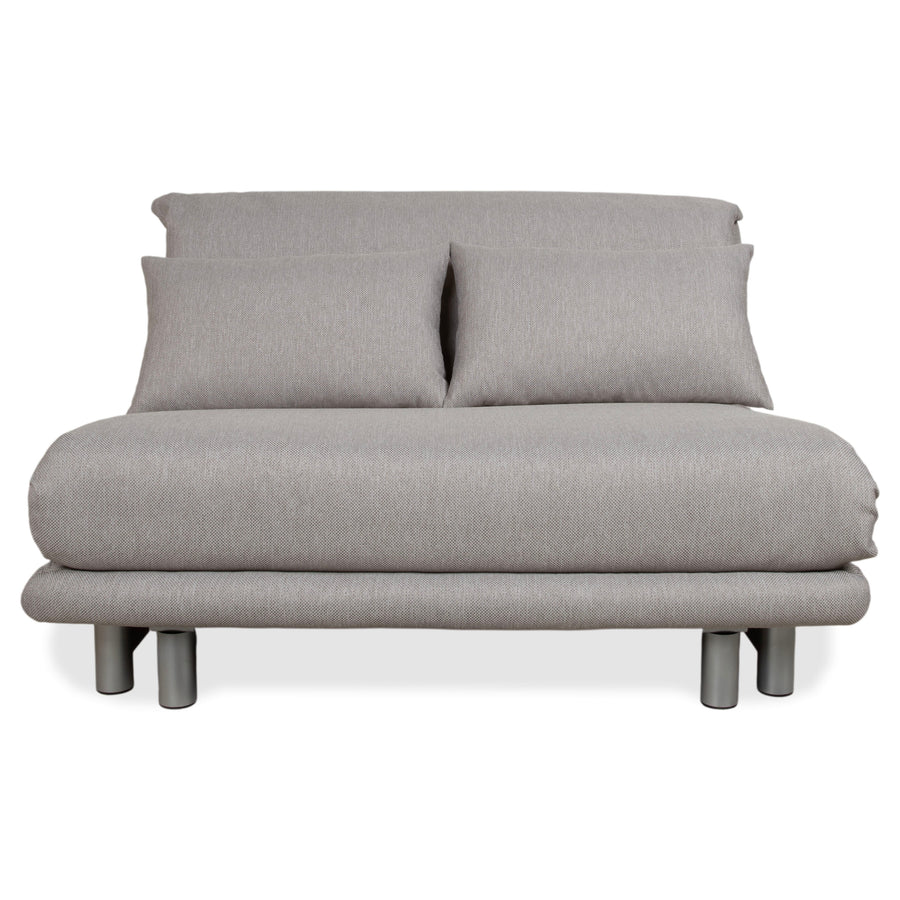 Ligne Roset Multy Canapé deux places tissu gris nouvelle housse VORANO 602 Fonction couchage fonction manuelle