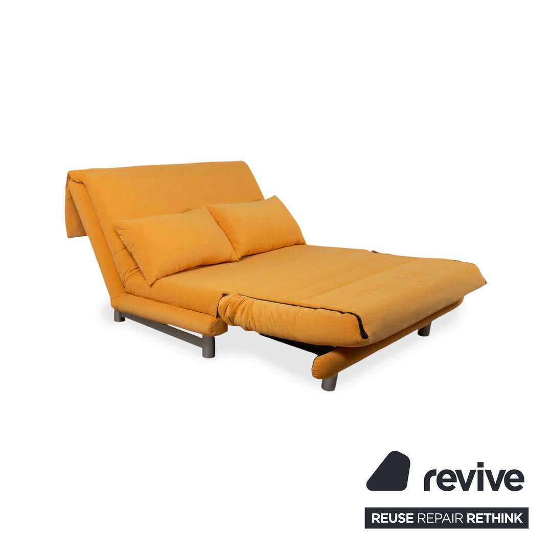 Ligne Roset Multy Zweisitzer Orange Sofa Couch manuelle Funktion Schlafsofa Neubezug MALOU 147