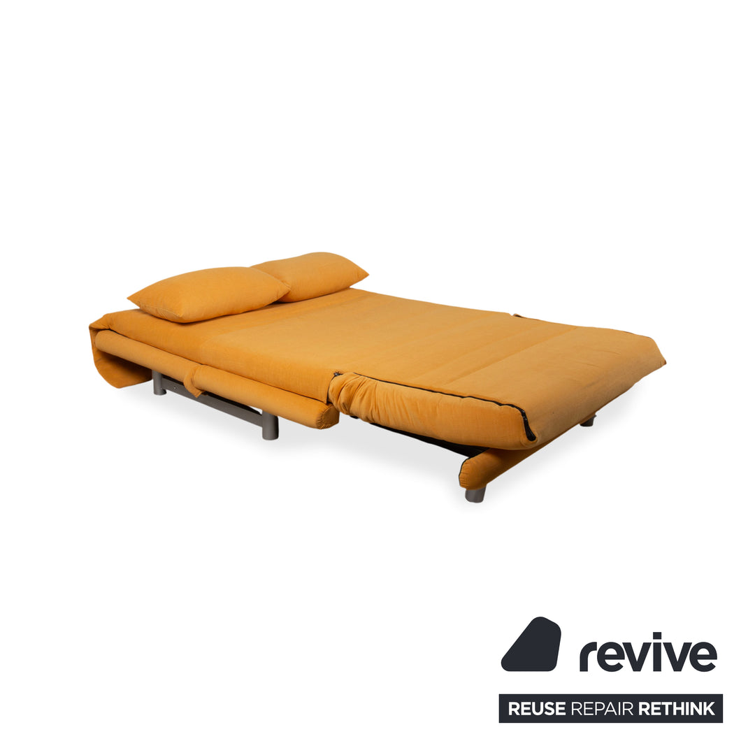 Ligne Roset Multy Zweisitzer Orange Sofa Couch manuelle Funktion Schlafsofa Neubezug MALOU 147