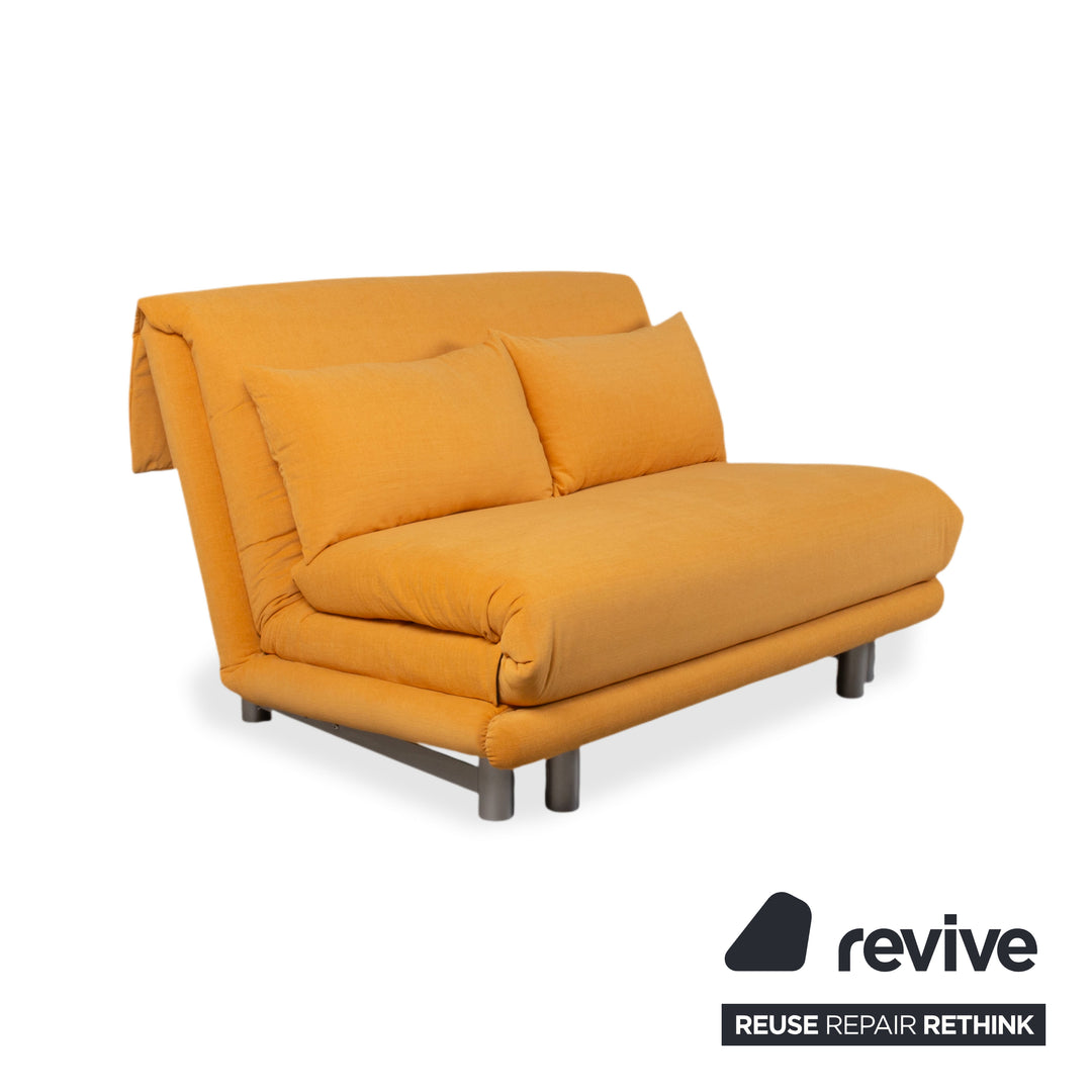 Ligne Roset Multy Zweisitzer Orange Sofa Couch manuelle Funktion Schlafsofa Neubezug MALOU 147