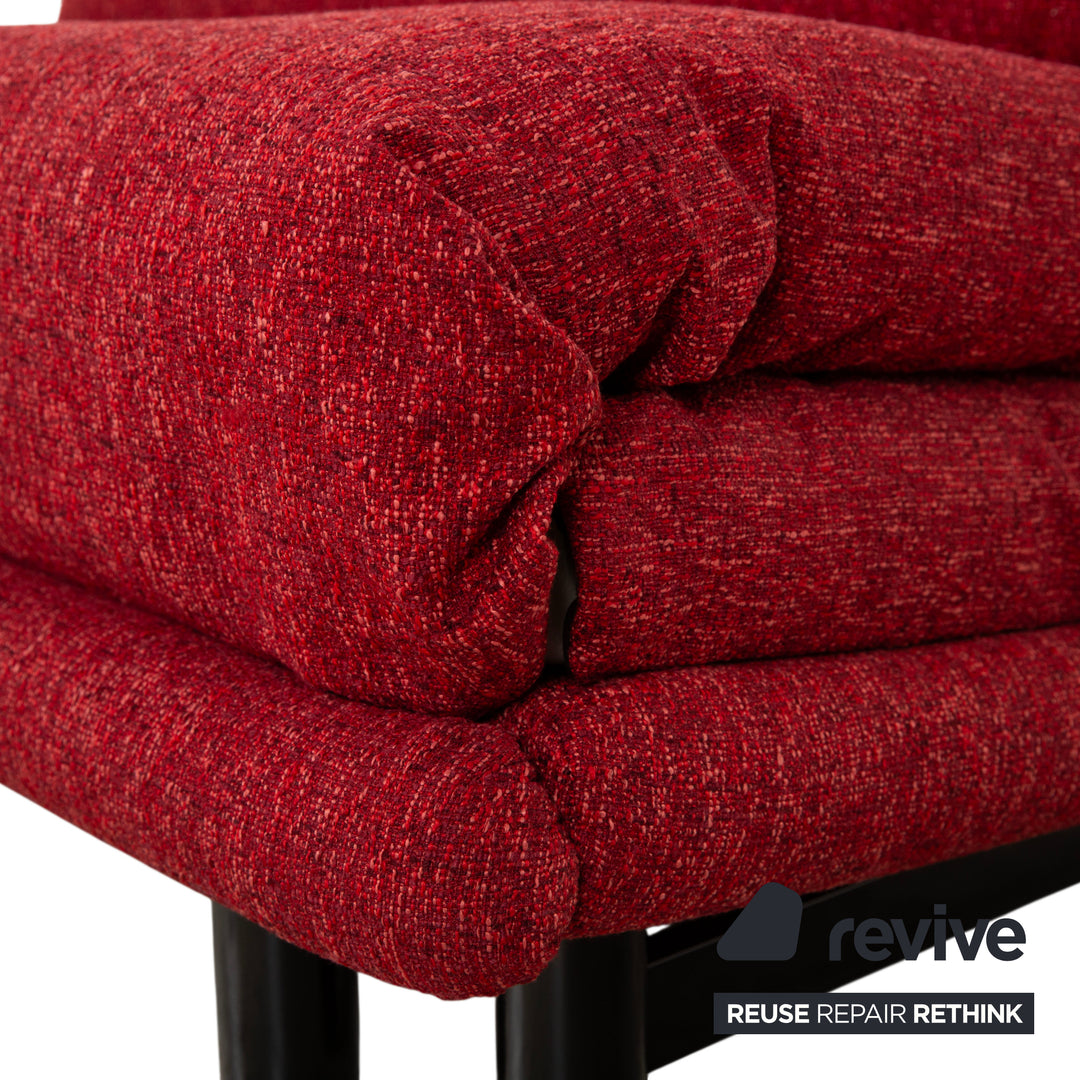 Ligne Roset Multy Zweisitzer Rot manuelle Funktion Neubezug COCCO 831