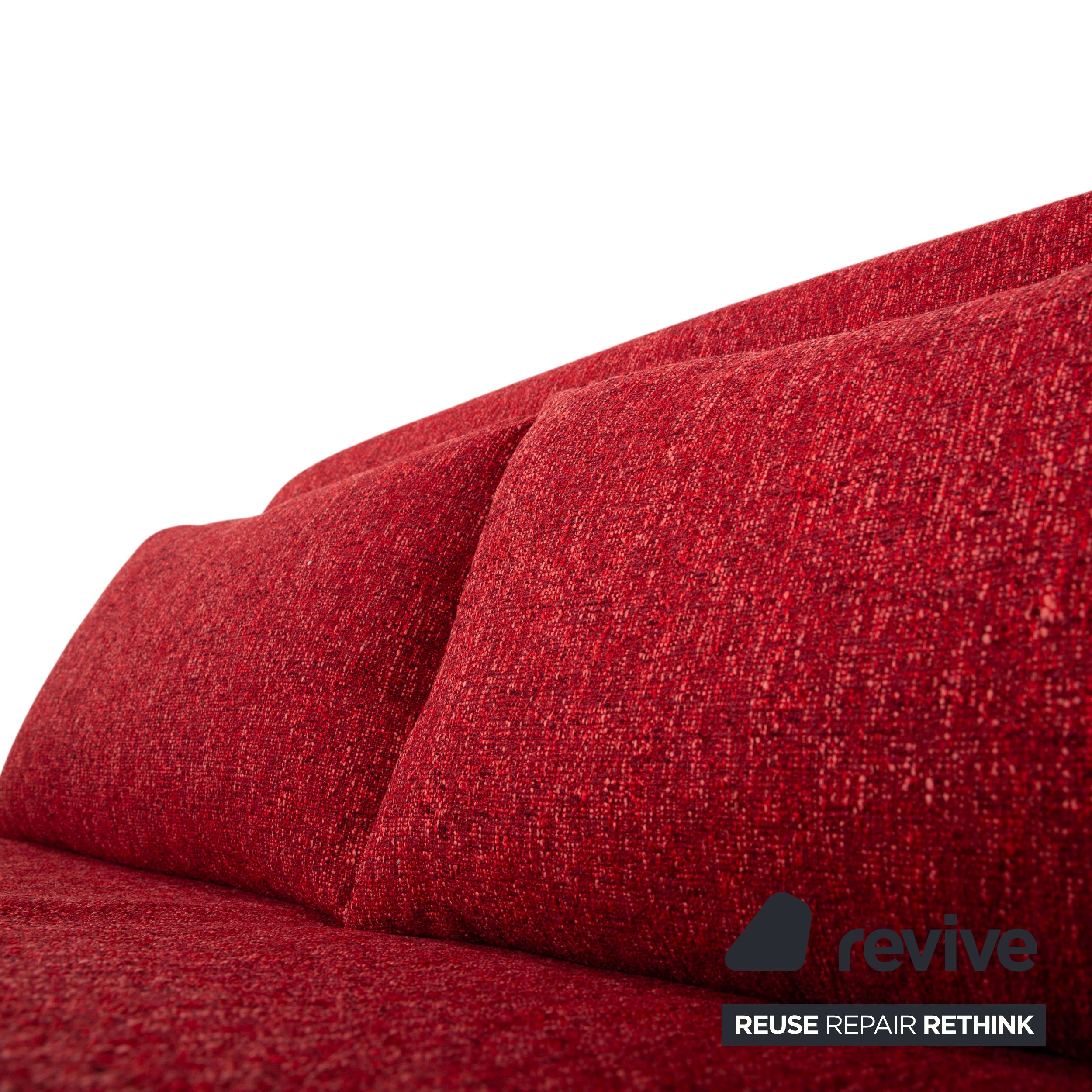 Ligne Roset Multy Zweisitzer Rot manuelle Funktion Neubezug COCCO 831