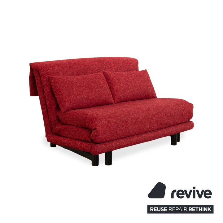 Ligne Roset Multy Zweisitzer Rot manuelle Funktion Neubezug COCCO 831