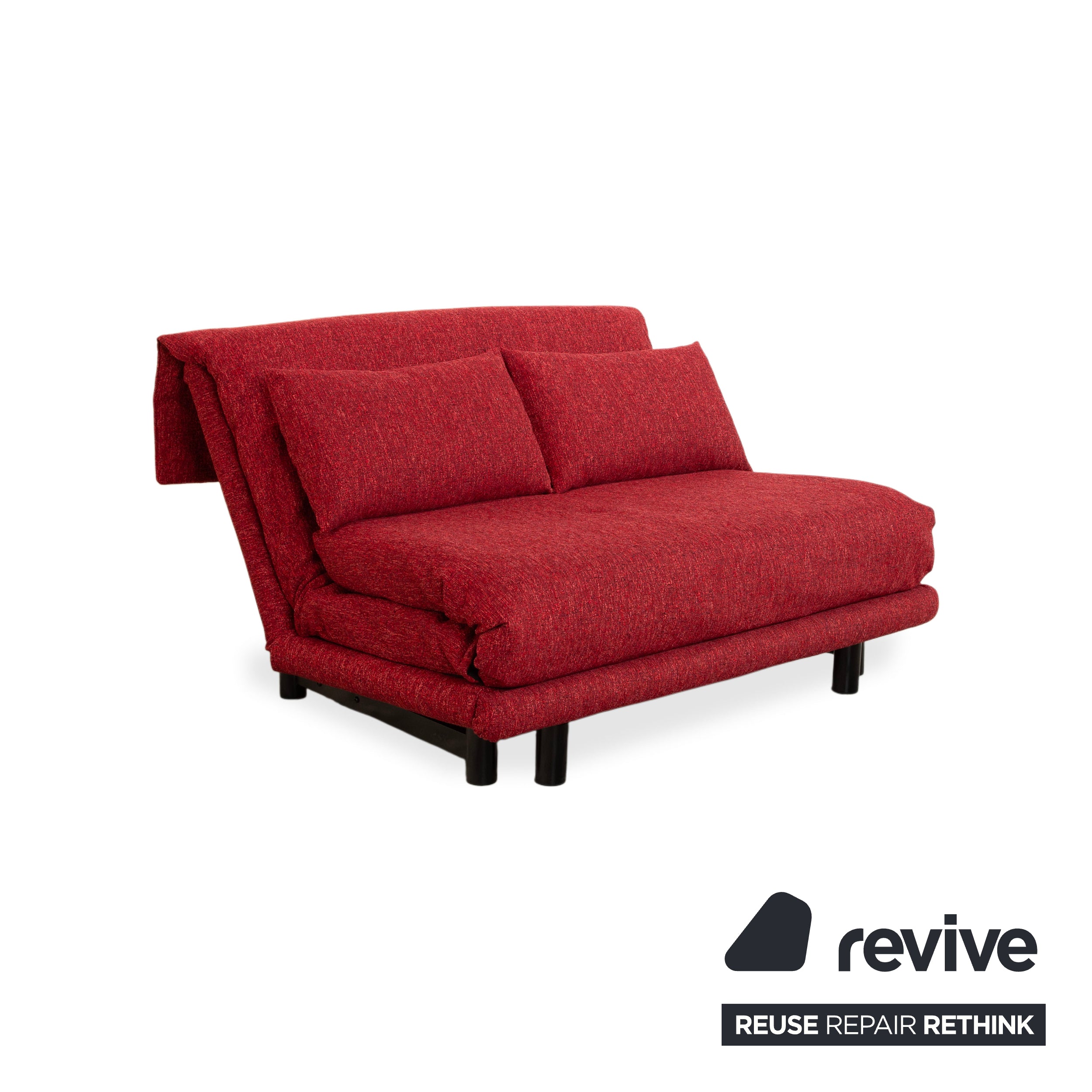 Ligne Roset Multy Zweisitzer Rot manuelle Funktion Neubezug COCCO 831