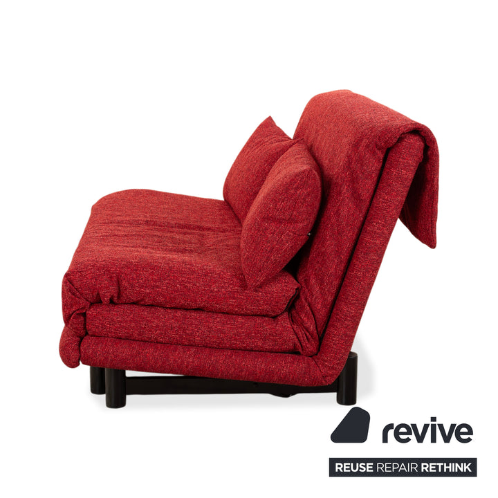 Ligne Roset Multy Zweisitzer Rot manuelle Funktion Neubezug COCCO 831