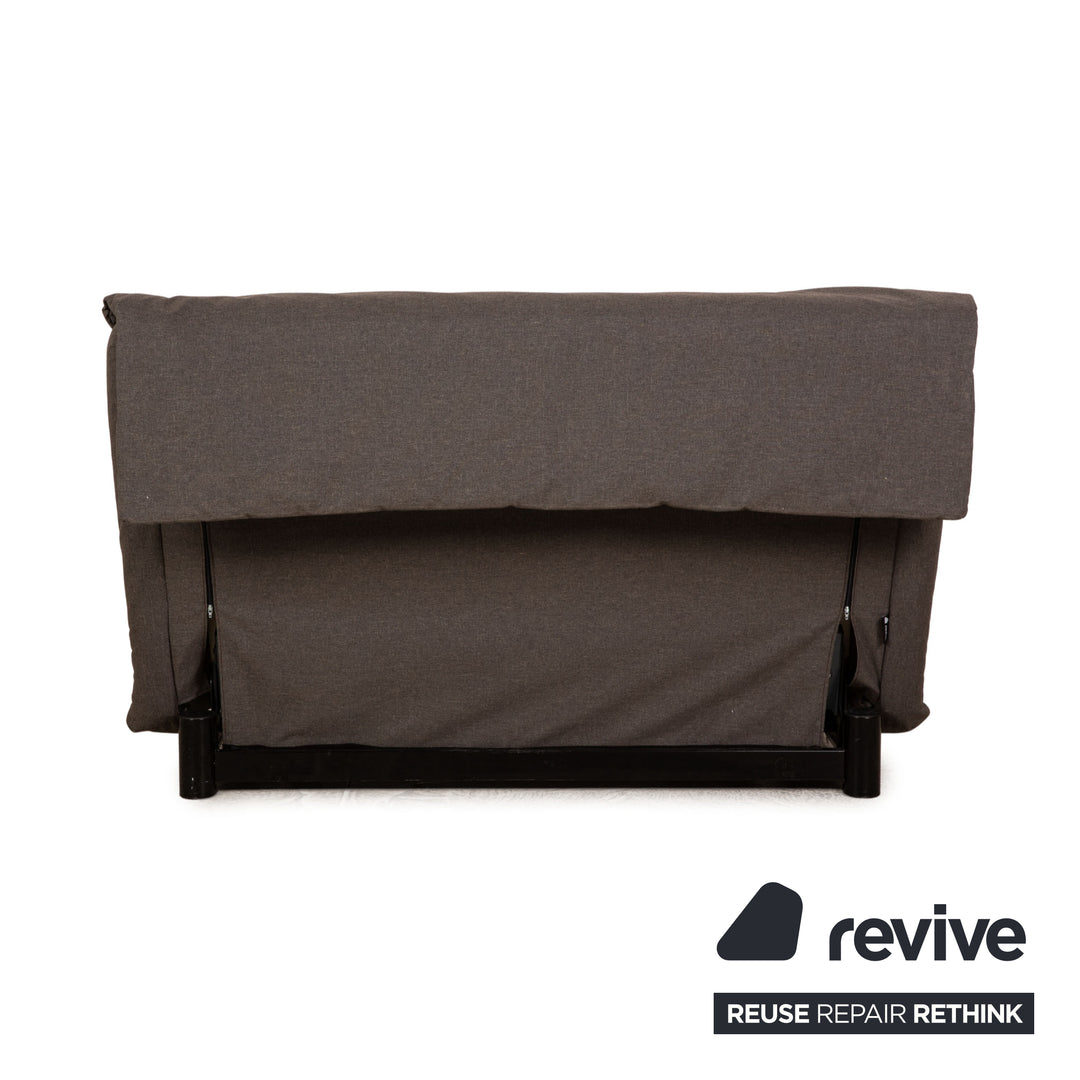 Ligne Roset Multy Zweisitzer Schlafsofa Couch Sofa manuelle Funktion Grau Braun
