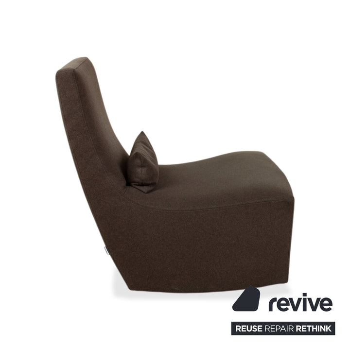 Ligne Roset Neo Sessel Stoff Grün Braun Khaki