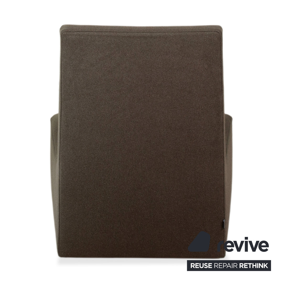Ligne Roset Neo Sessel Stoff Grün Braun Khaki