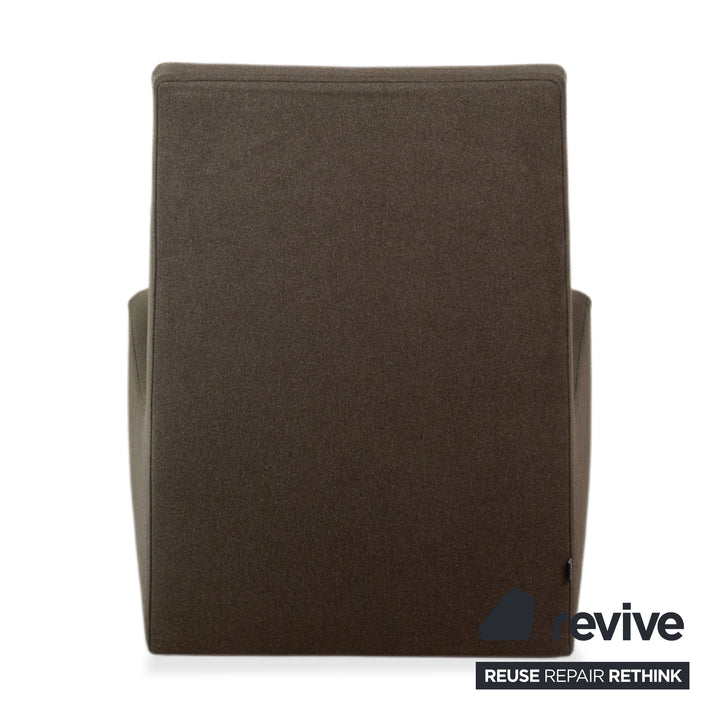 Ligne Roset Neo Sessel Stoff Grün Braun Khaki