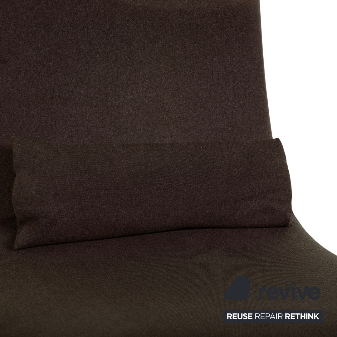 Ligne Roset Neo Sessel Stoff Grün Braun Khaki