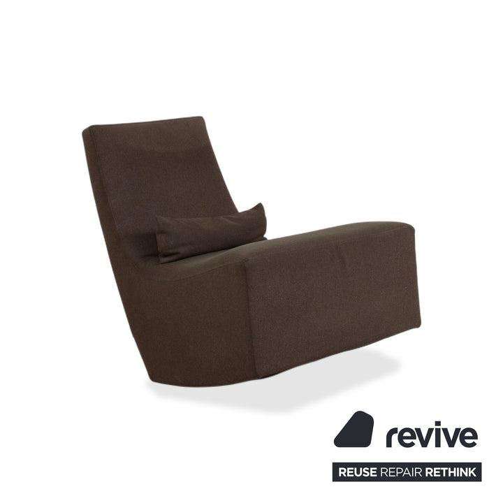 Ligne Roset Neo Sessel Stoff Grün Braun Khaki